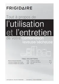 Notice FRIGIDAIRE FFLG4033QT Sèche-linge