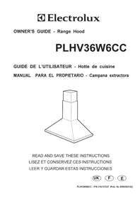 Notice FRIGIDAIRE PLHV36W6CC Ventilateur