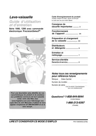 Notice FRIGIDAIRE FDB1050REQ Lave-vaisselle