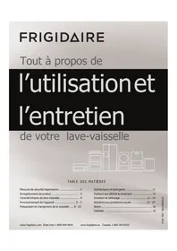 Notice FRIGIDAIRE FGHD2491LW Lave-vaisselle