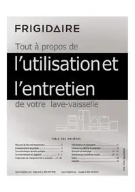 Notice FRIGIDAIRE FGHD2472PB Lave-vaisselle