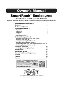 Notice Tripp Lite SMARTRACK SRX47UBDPEXP Carte son