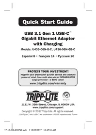 Notice Tripp Lite U43606NGC Accessoire informatique