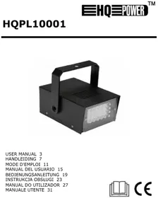 Notice HQ Power HQPL10001 Projecteur lumineux