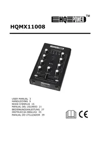 Notice HQ Power HQMX11008 Mezclador de audio
