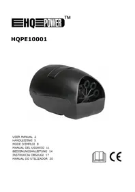 Notice HQ Power HQPE10001 Máquina de efectos