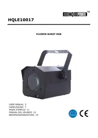 Notice HQ Power HQLE10017 Máquina de efectos