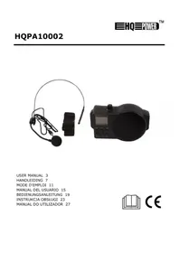 Notice HQ Power HQPA10002 Micrófono