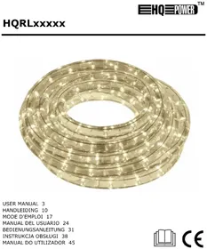 Notice HQ Power HQRL09006 Iluminación