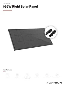 Notice Furrion FSFP16MWBL Panneau solaire