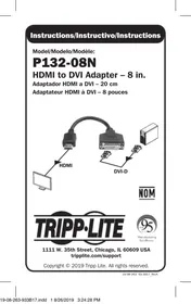 Notice Tripp Lite P13208N Accessoire informatique