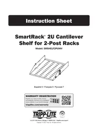 Notice Tripp Lite SRSHELF2PUNIV Accessoire informatique