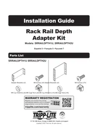 Notice Tripp Lite SRRAILDPTH2U Accessoire informatique
