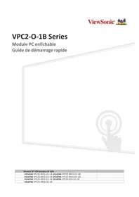 Notice VIEWSONIC VPC25W53O21B Ordinateur