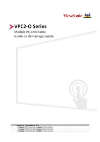 Notice VIEWSONIC VPC27W55O2 Module PC