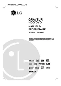 Notice LG RH7925NSL Graveur DVD