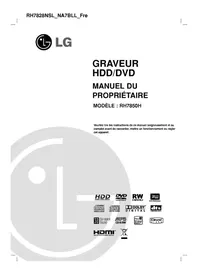Notice LG RH7828NSL Graveur DVD