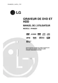 Notice LG RH4820SVL Graveur DVD