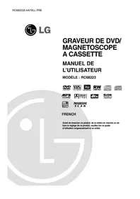 Notice LG RC68223S Graveur DVD