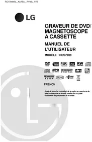 Notice LG RC7794NSL Graveur DVD