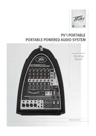 Notice PEAVEY PVI PORTABLE Sistema audio