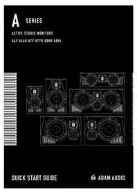 Notice Adam A77H Moniteur