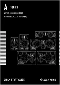 Notice Adam A7V Moniteur