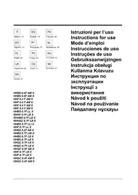 Notice HOTPOINT HHF 6.7F LL X Hotte