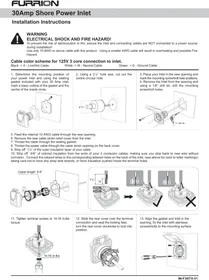 Notice Furrion F30ITSPSAM Prise électrique