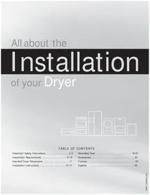 Notice FRIGIDAIRE FAQG7111LW Sèche-linge