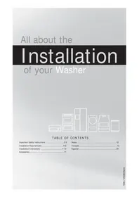 Notice FRIGIDAIRE FAFW3001LW Lavadora