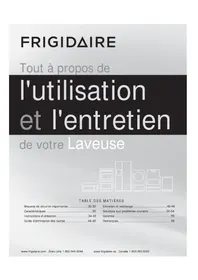 Notice FRIGIDAIRE FAFW3921NW Machine à laver