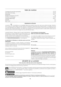 Notice FRIGIDAIRE FTF2140FS Machine à laver