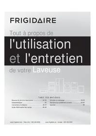 Notice FRIGIDAIRE FAFW4011LW Machine à laver