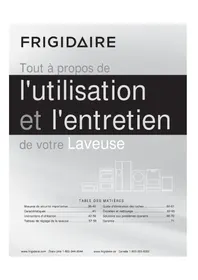 Notice FRIGIDAIRE FAFS4473LW Machine à laver