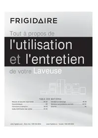 Notice FRIGIDAIRE FAFW3517KB Machine à laver
