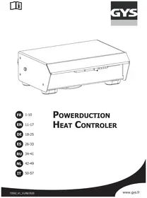 Notice GYS POWEDUCTION HEAT CONTROLER Терморегулятор