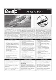 Notice Revell PT109 P.T. BOAT PLASTIC MODEL KIT Maquettisme
