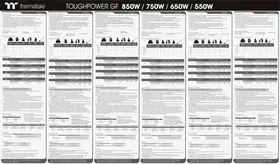 Notice THERMALTAKE TOUGHPOWER GF Alimentation électrique pour ordinateur
