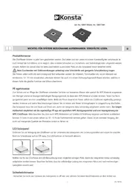 Notice Konsta 5897785 Panneau solaire