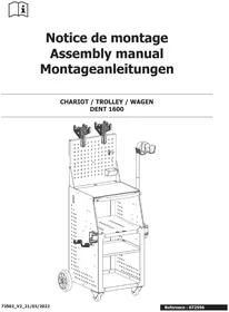 Notice GYS TROLLEY DENT 1600 Chariot roulant