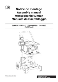 Notice GYS TROLLEY STARTFLASH 120 Chariot de transport