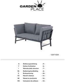 Notice Garden Place LEILA Mobilier de jardin