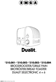 Notice DUALIT 310004 Grille pain