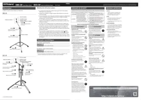 Notice ROLAND DTS30S Tambour ordinateur