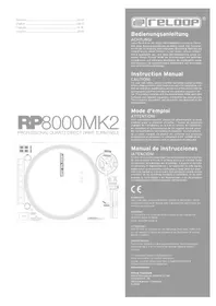 Notice Reloop RP8000 MK2 Platine_disque