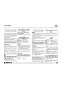 Notice Monacor TXA1020MT Microphone