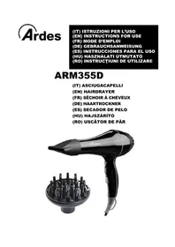 Notice ARDES ARM355D Hajszárító