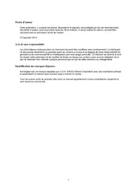 Notice VIVITEK H1082 Projecteur