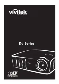 Notice VIVITEK D516 Projecteur